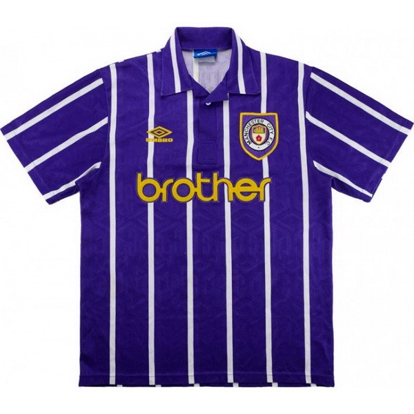 Tailandia Camiseta Manchester City 2ª Kit Retro 1993 1994 Purpura